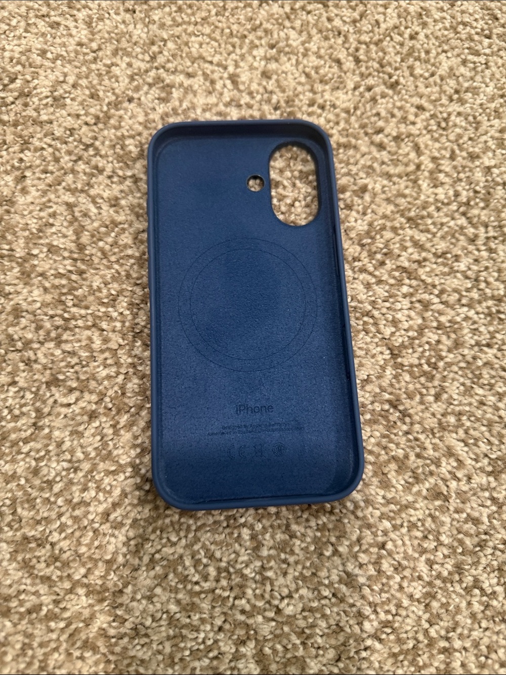 Apple iPhone Silicone Case - Navy Blue